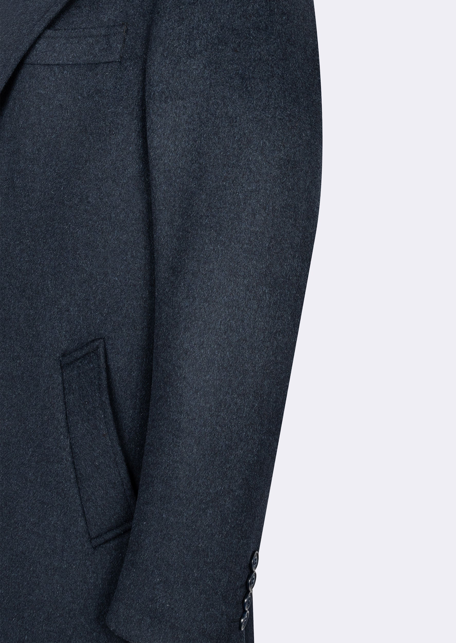 Royal Blue Wool Coat
