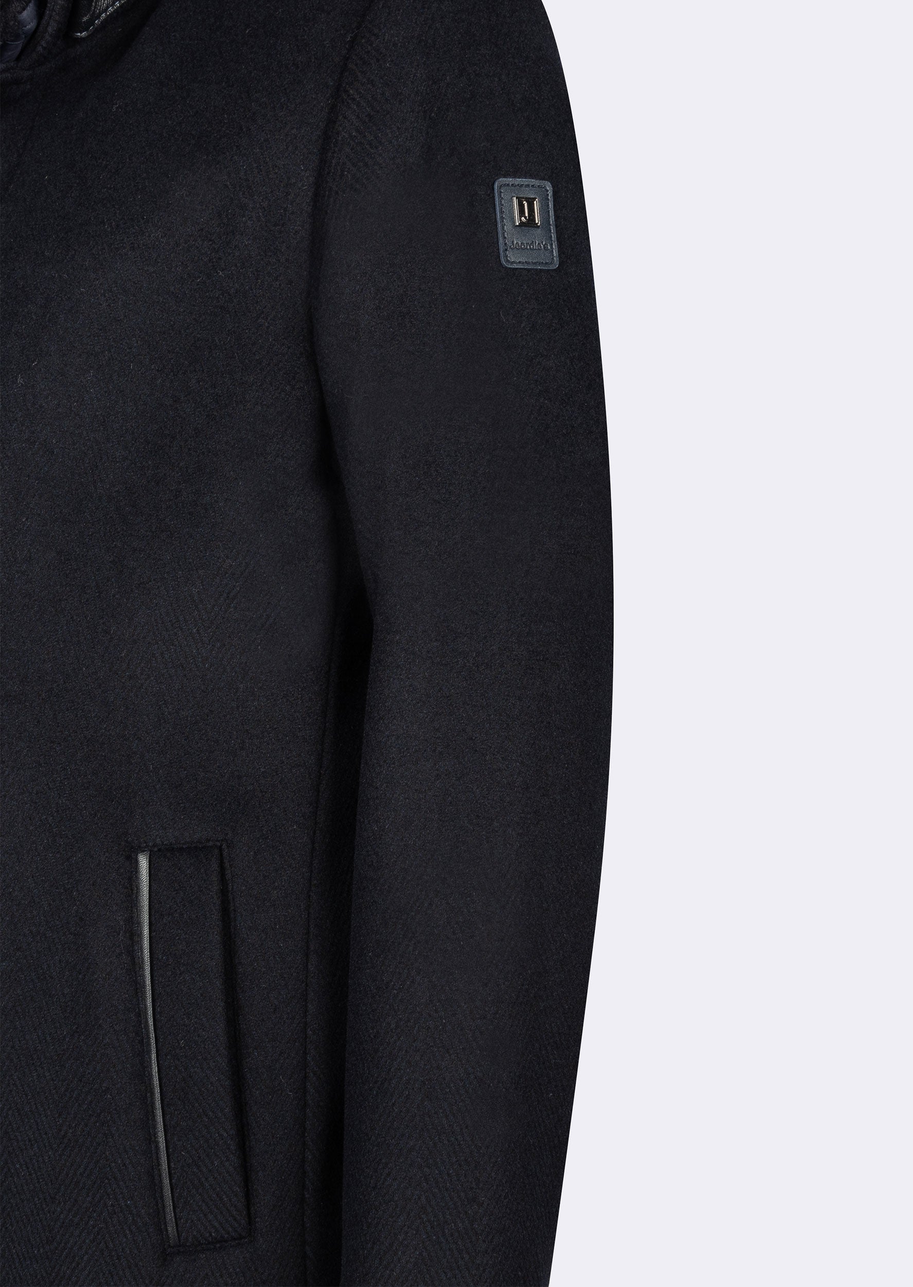 Navy Wool Coat