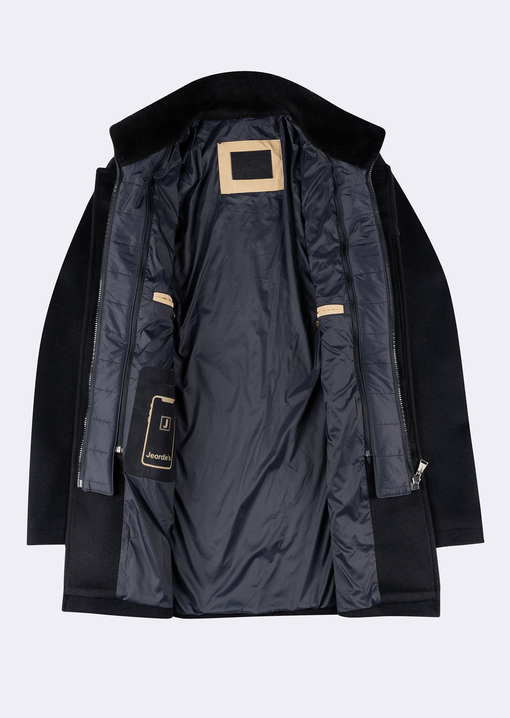 Navy Wool Coat