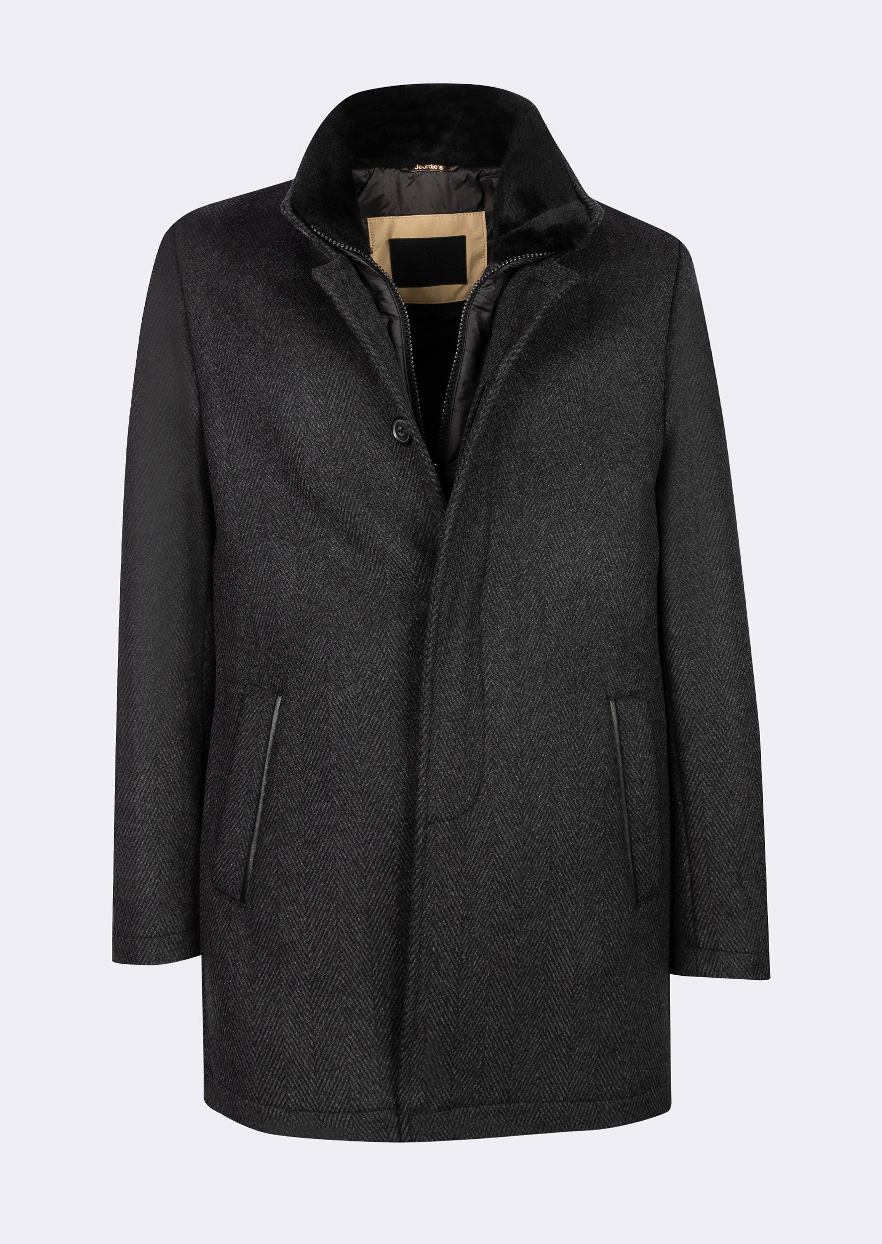 Grey Wool Coat