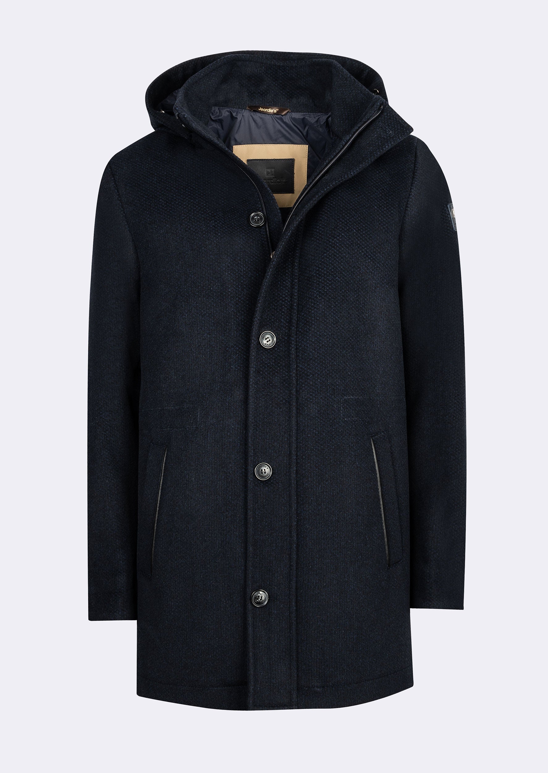 Navy Wool Coat
