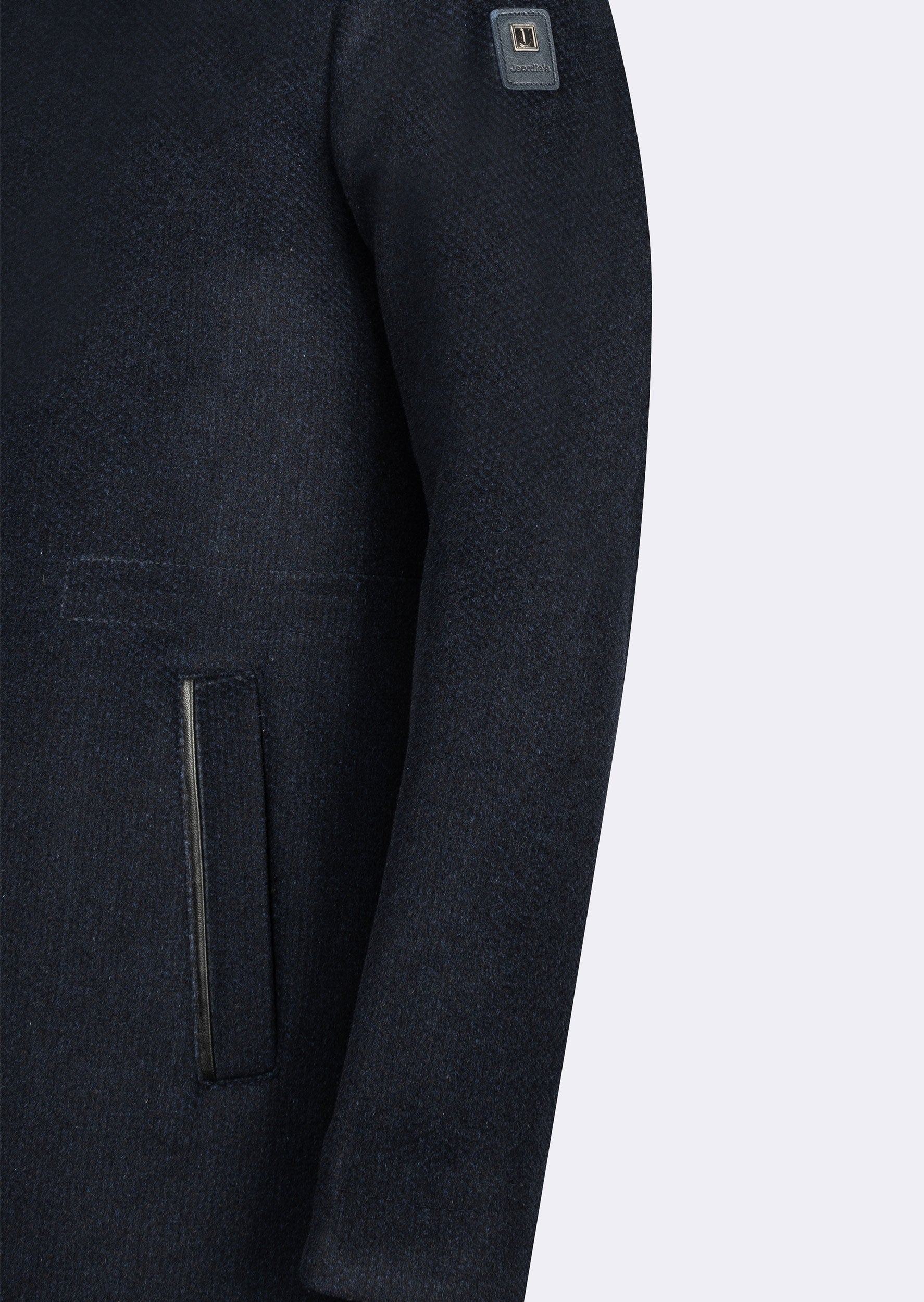Navy Wool Coat