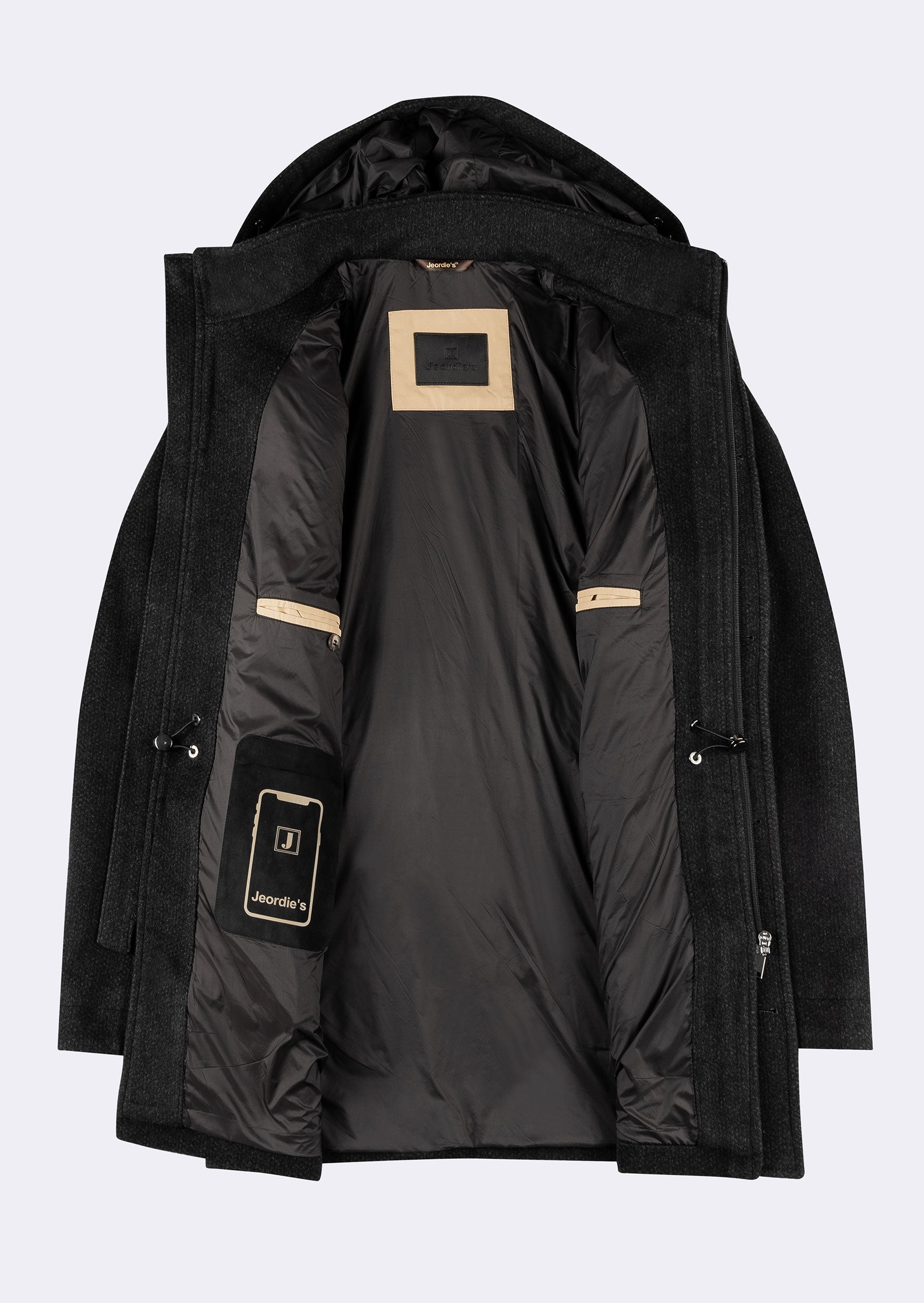 Anthracite Wool Coat