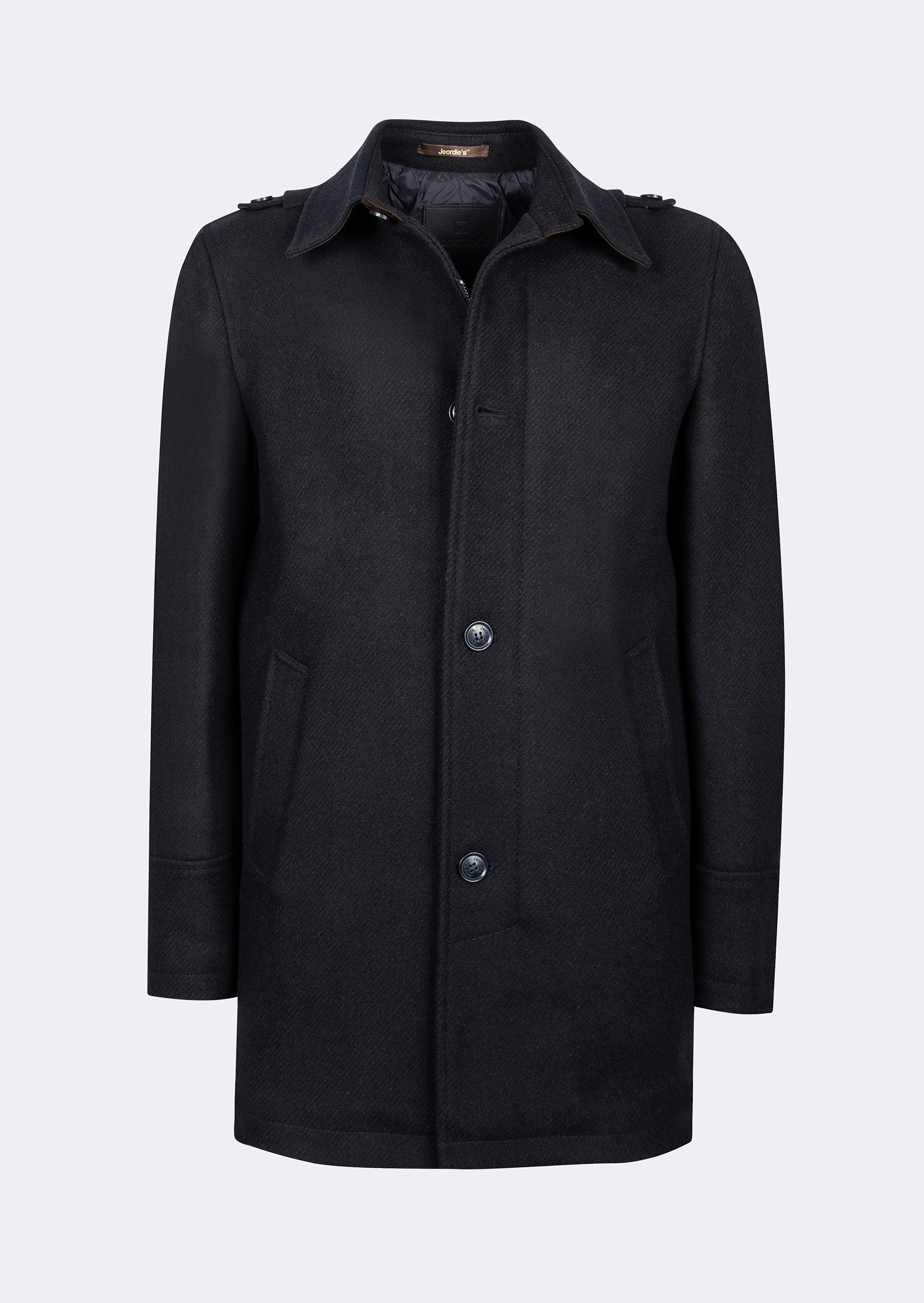 Navy Wool Coat