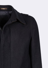 Navy Wool Coat