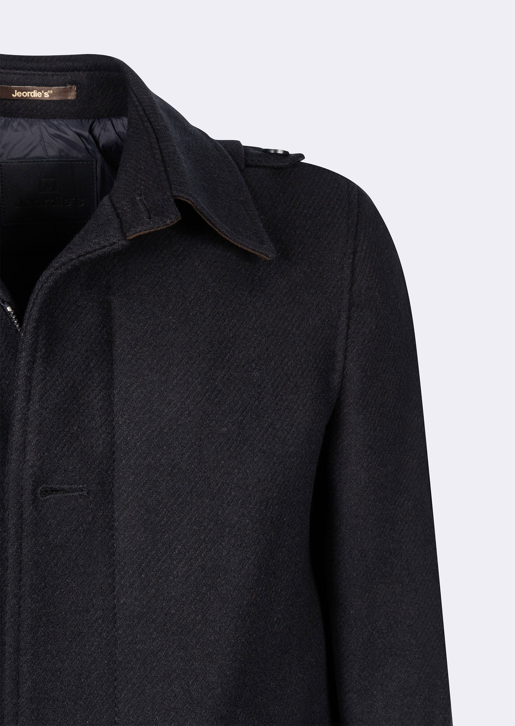 Navy Wool Coat
