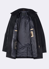 Navy Wool Coat