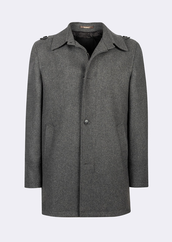 Grey Wool Coat