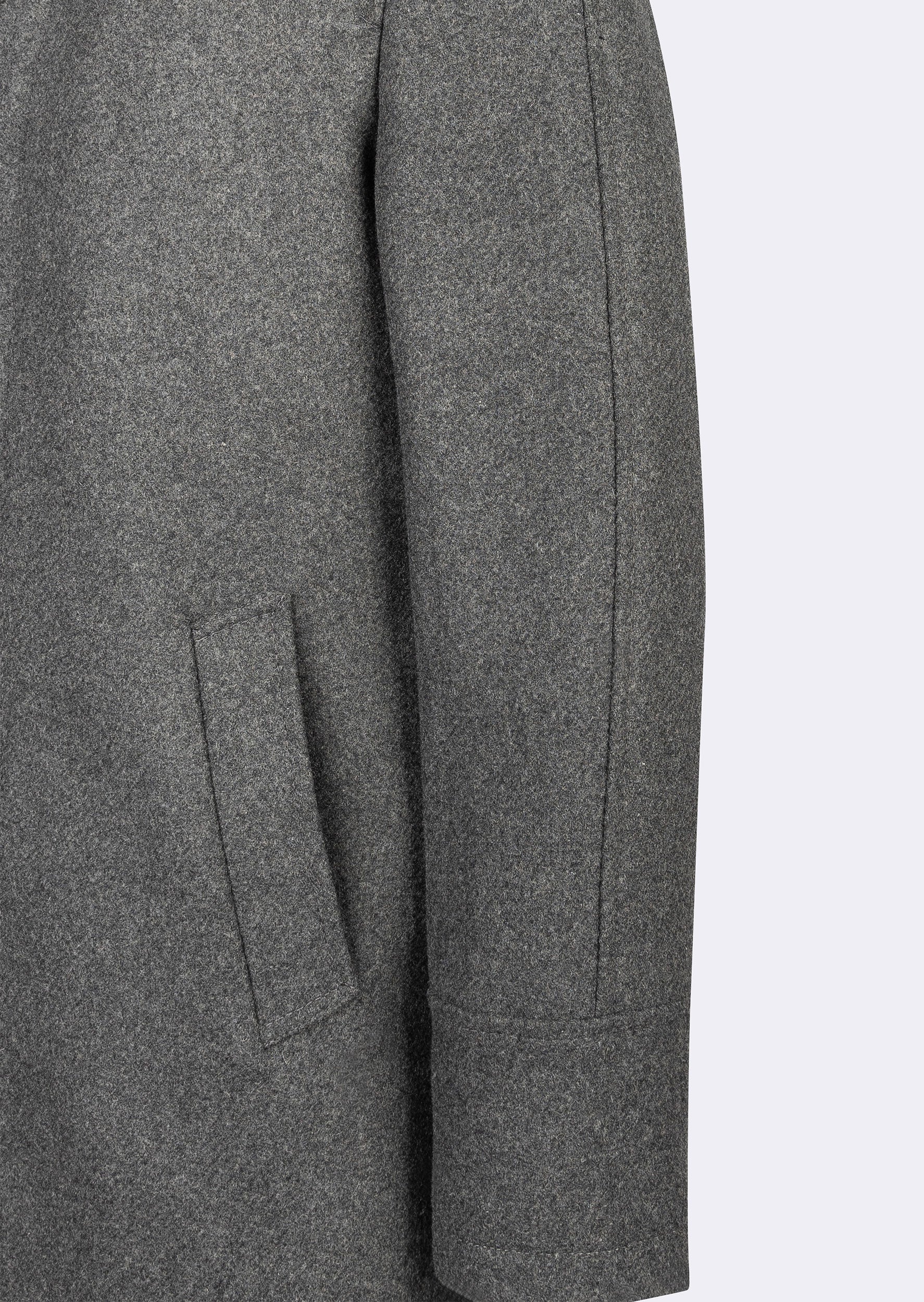 Grey Wool Coat