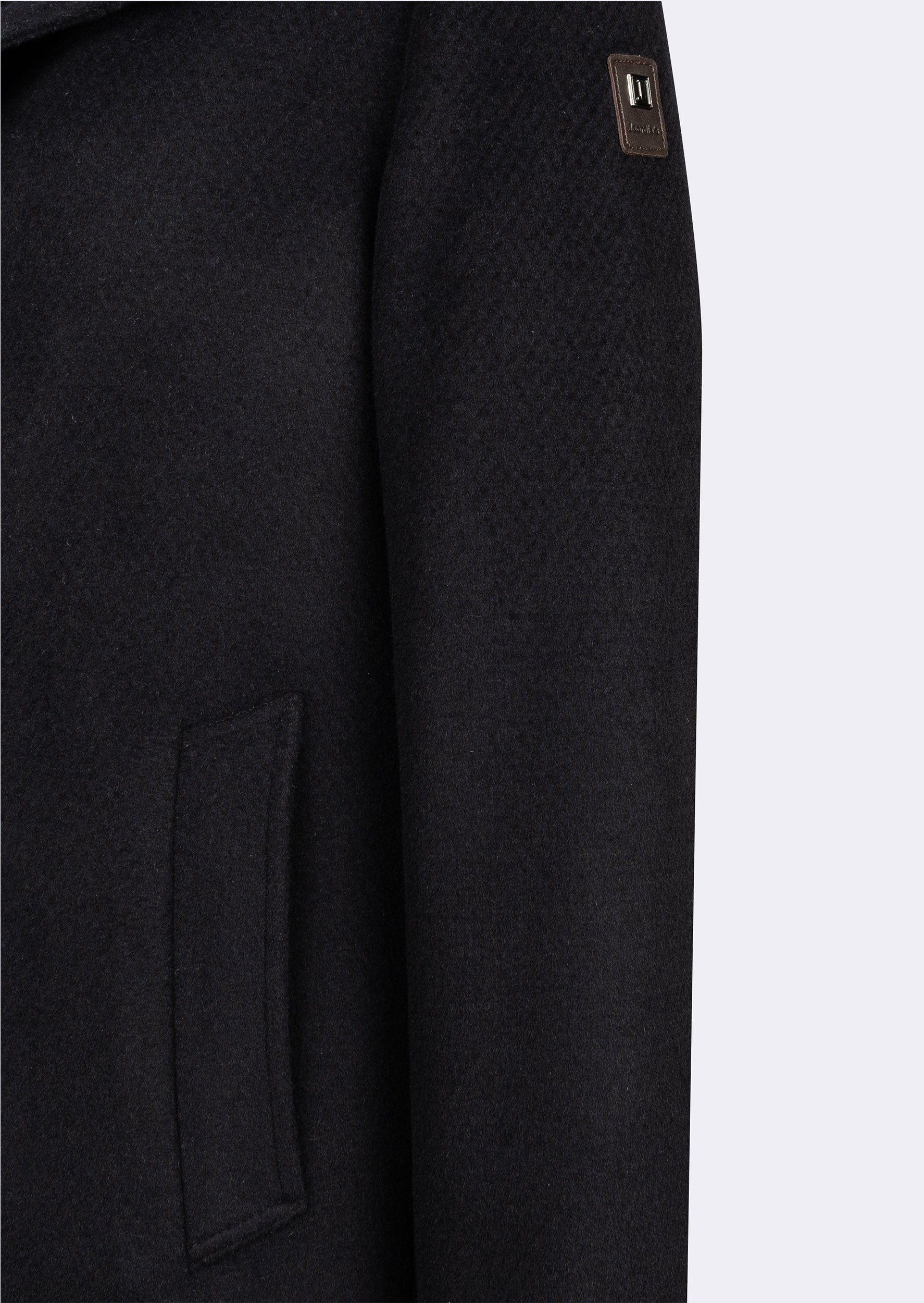 Navy Wool Coat