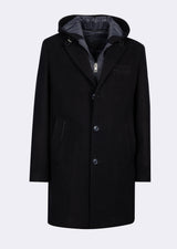 Navy Wool Coat