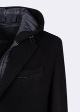 Navy Wool Coat