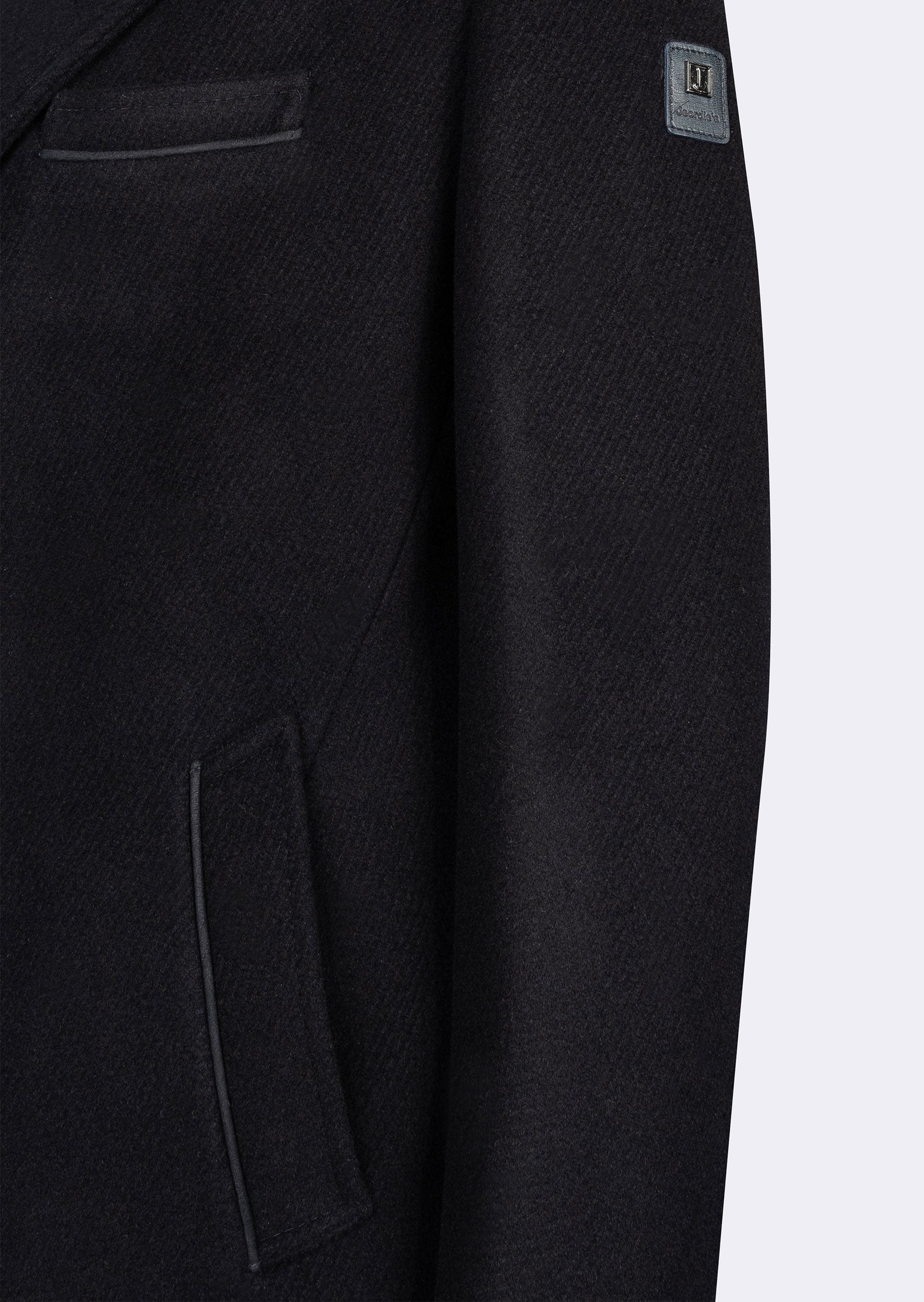 Navy Wool Coat