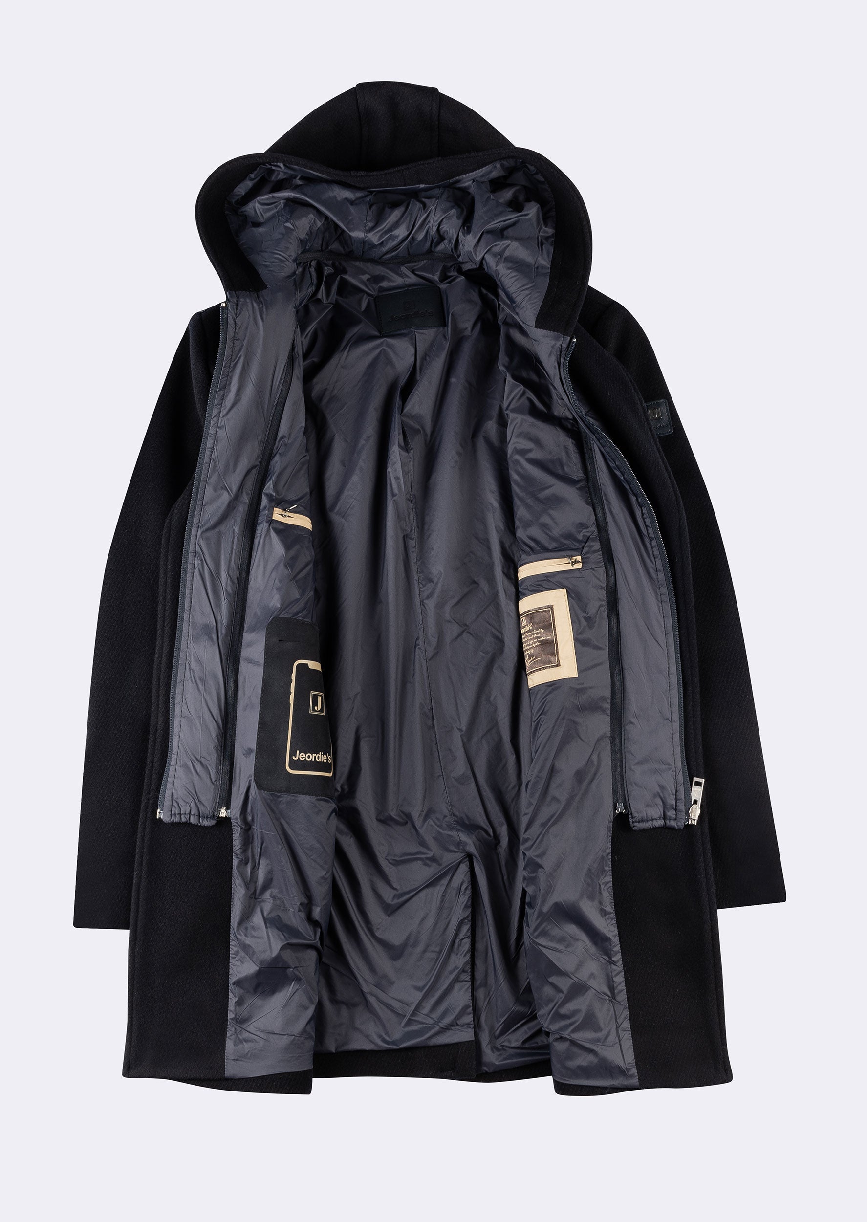 Navy Wool Coat