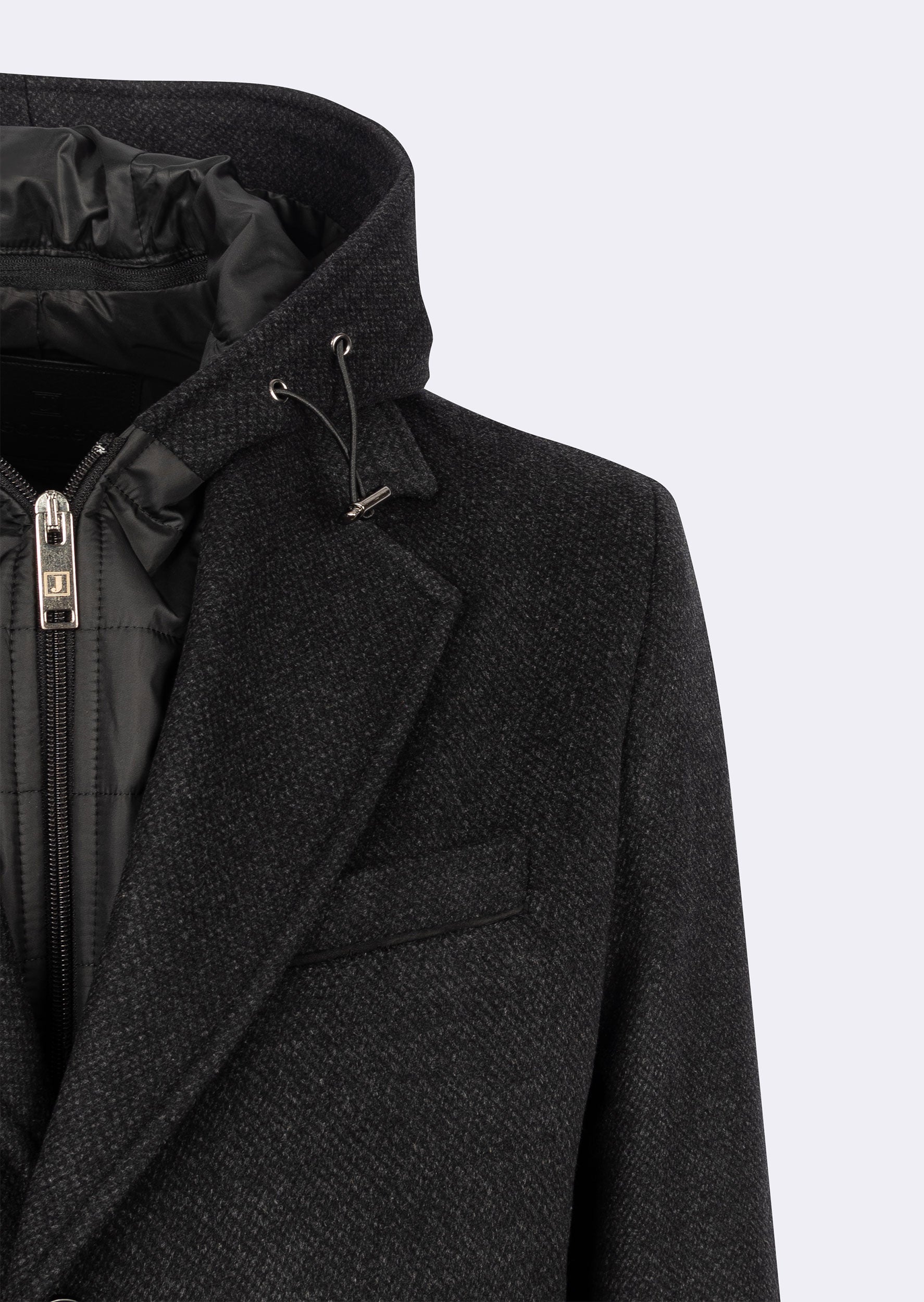 Anthracite Wool Coat