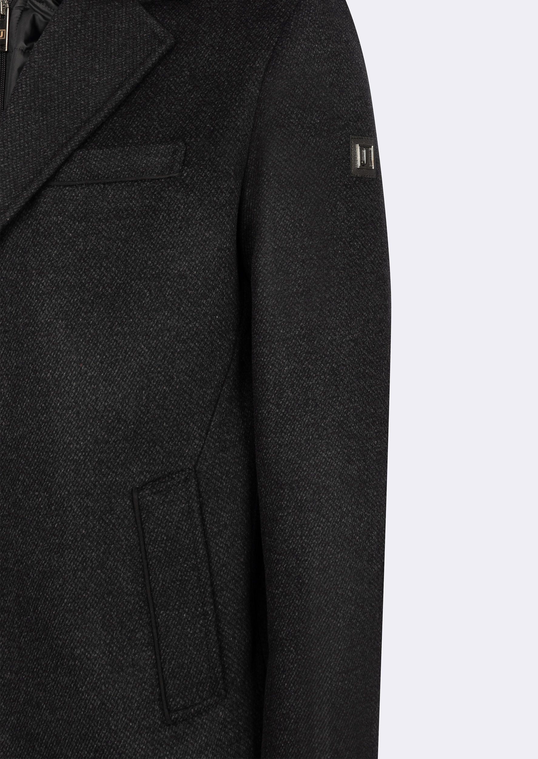 Anthracite Wool Coat