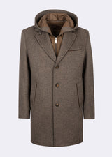 Dark Beige Wool Coat