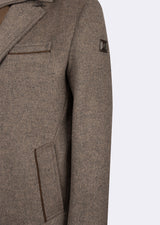 Dark Beige Wool Coat