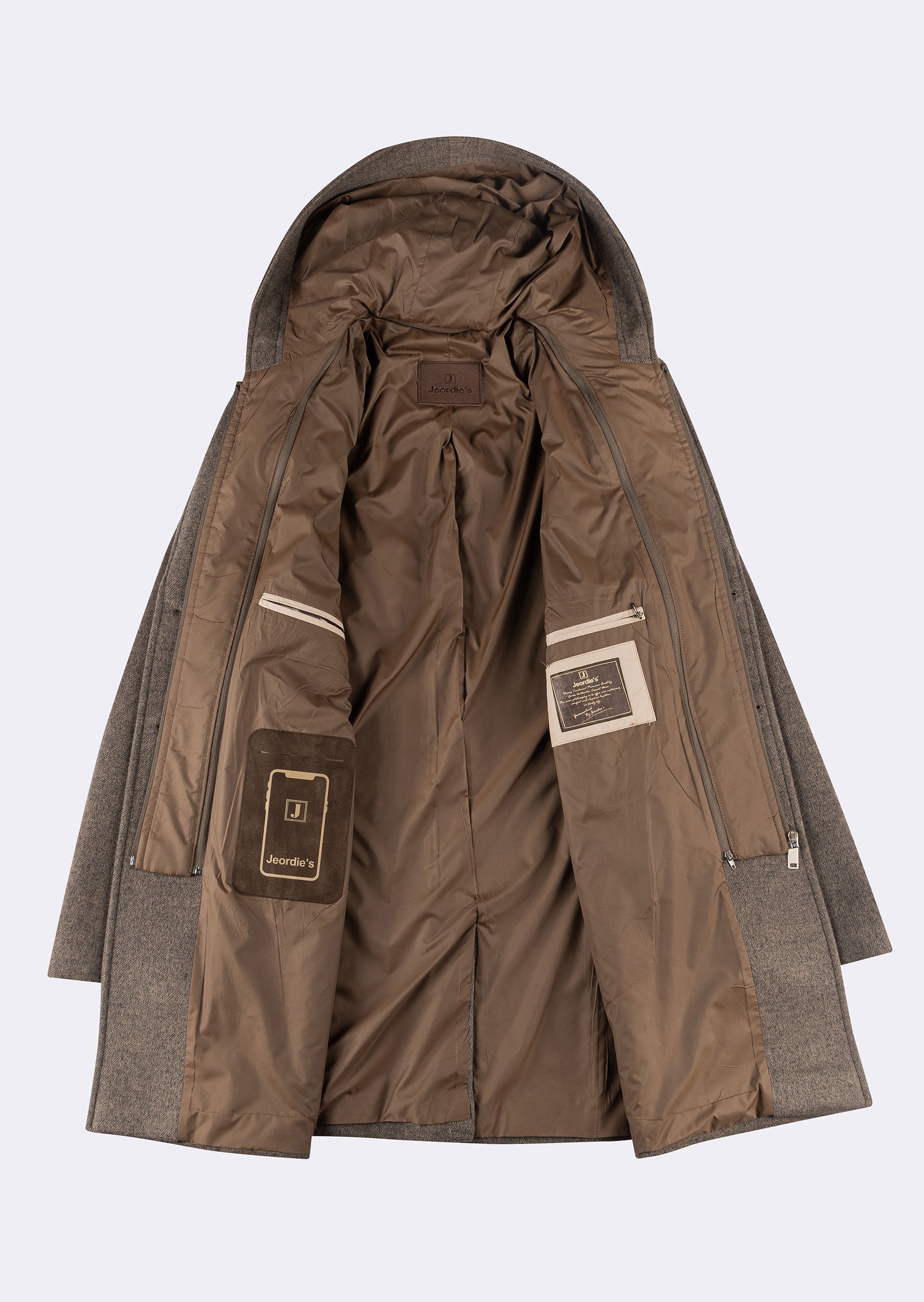 Dark Beige Wool Coat
