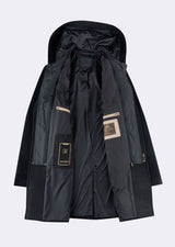 Dark Navy Wool Coat