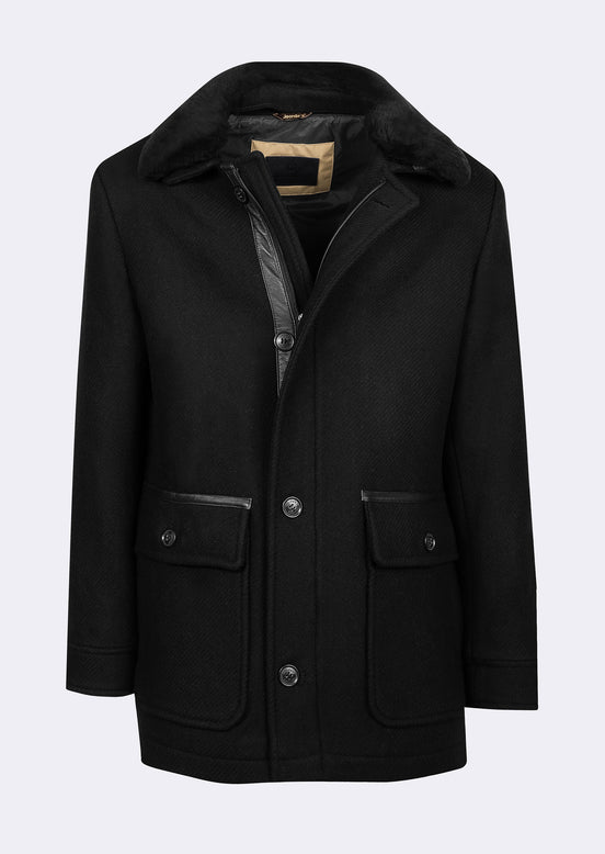 Black Wool Coat