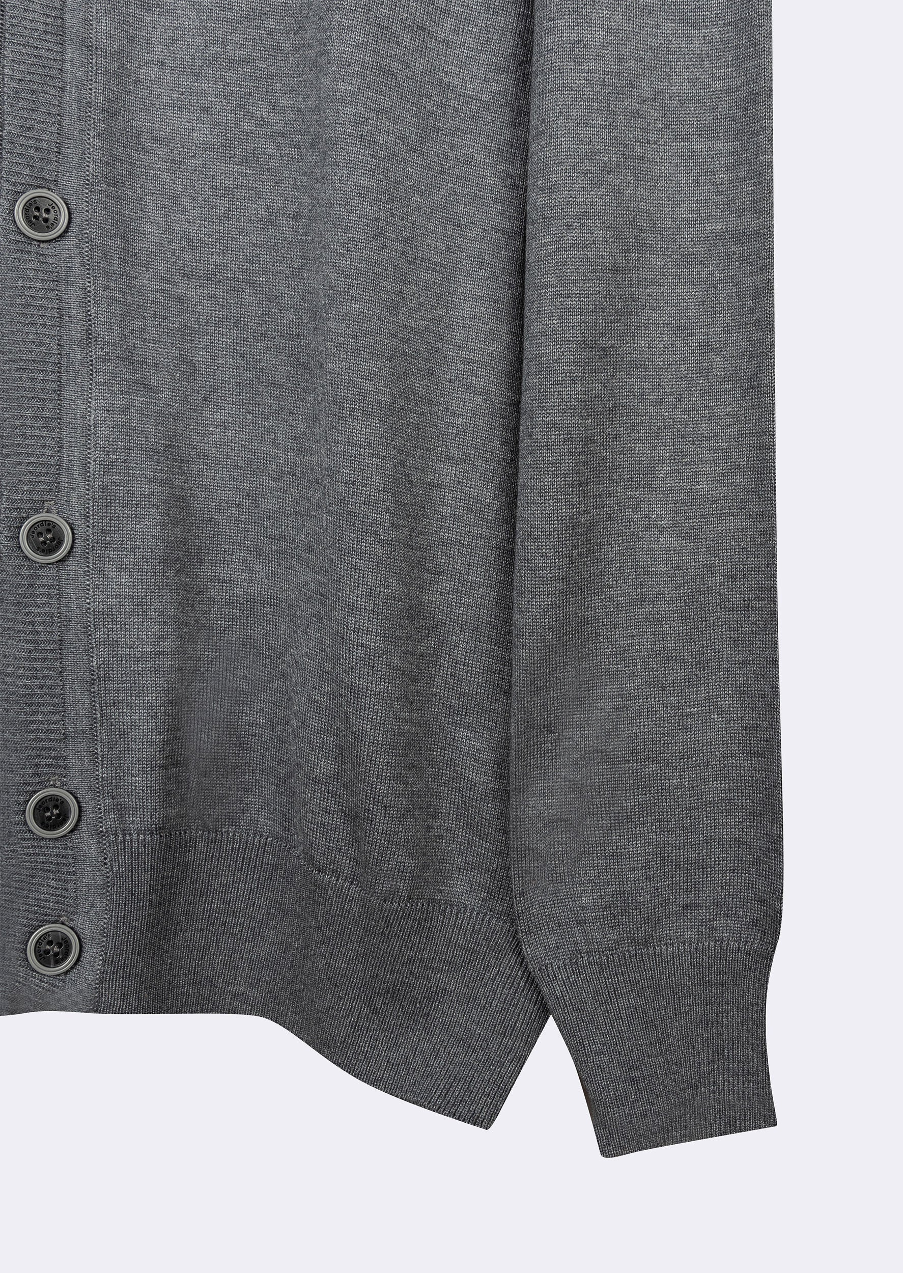 Dark Grey Melange Knitwear