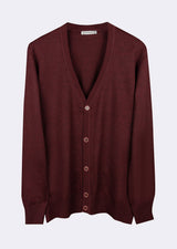 Dark Burgundy Melange Knitwear