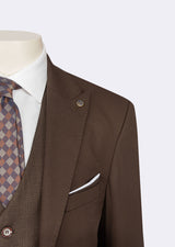 Brown Three-Piece Suit