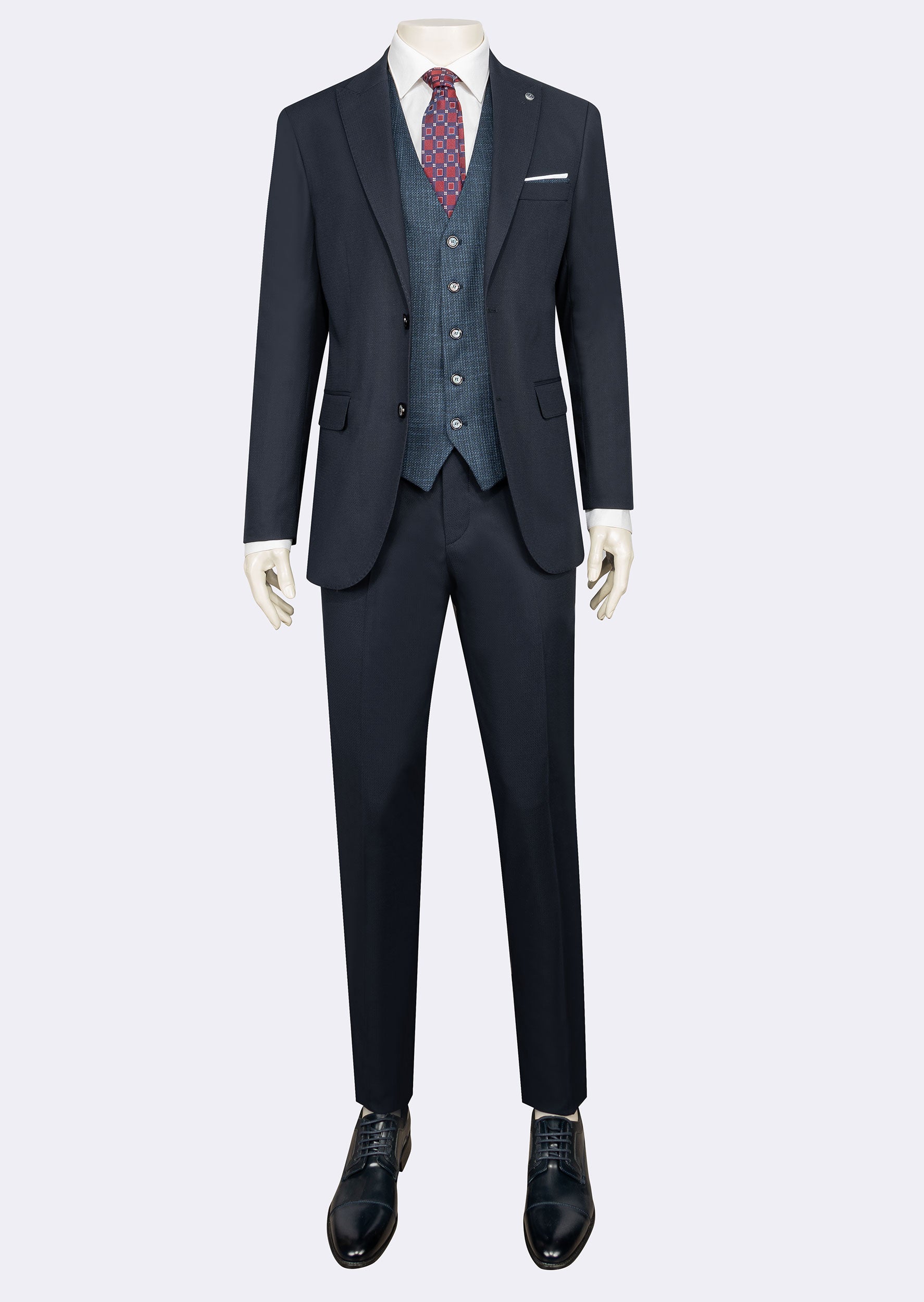 Royal Blue Three-Piece Suit