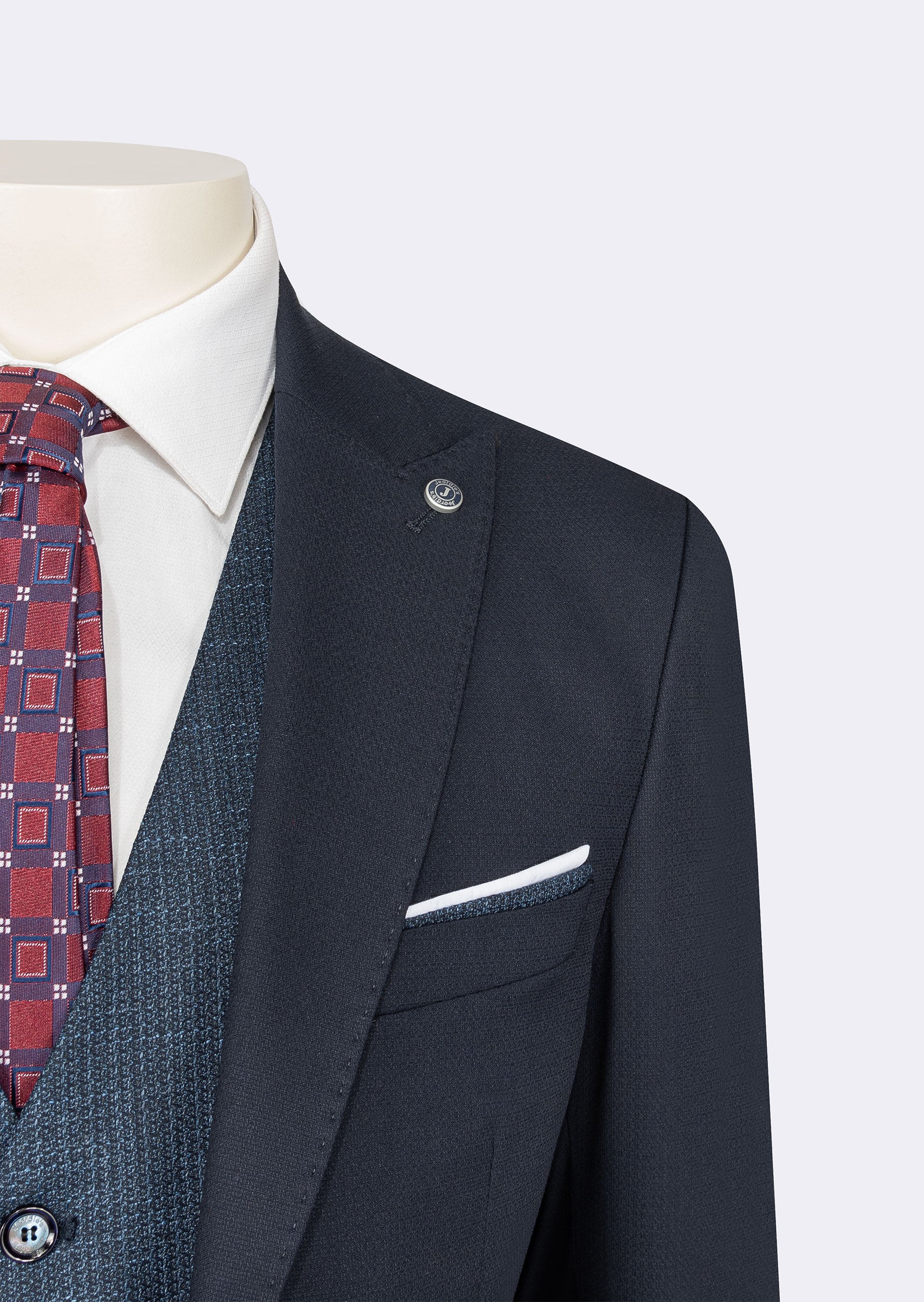 Royal Blue Three-Piece Suit