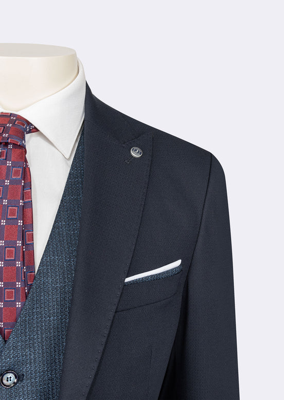 Royal Blue Three-Piece Suit