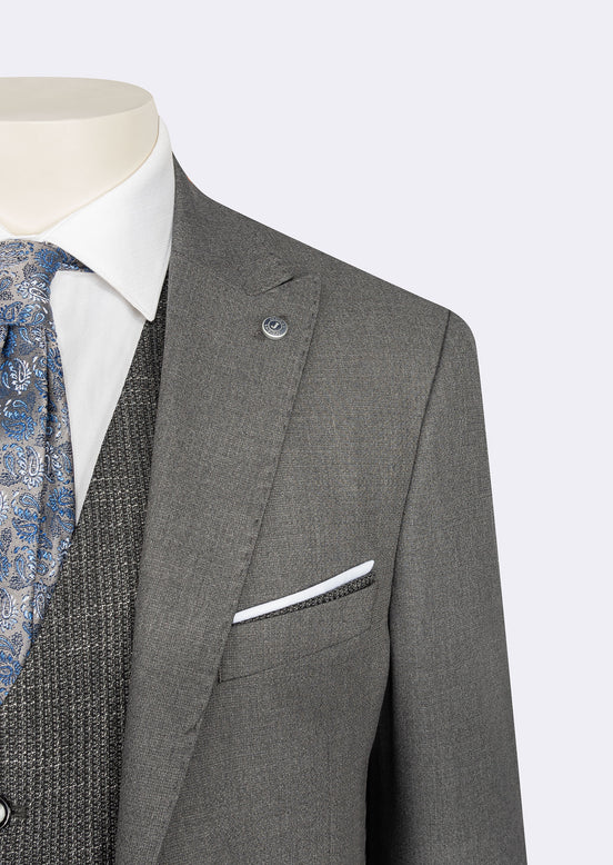 Grey Three-Piece Suit