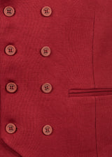 Burgundy Waistcoat