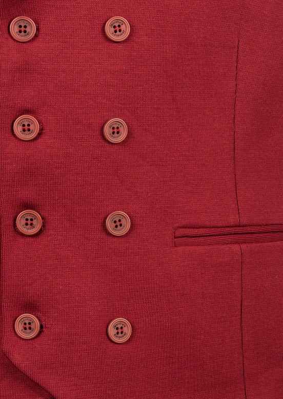 Burgundy Waistcoat