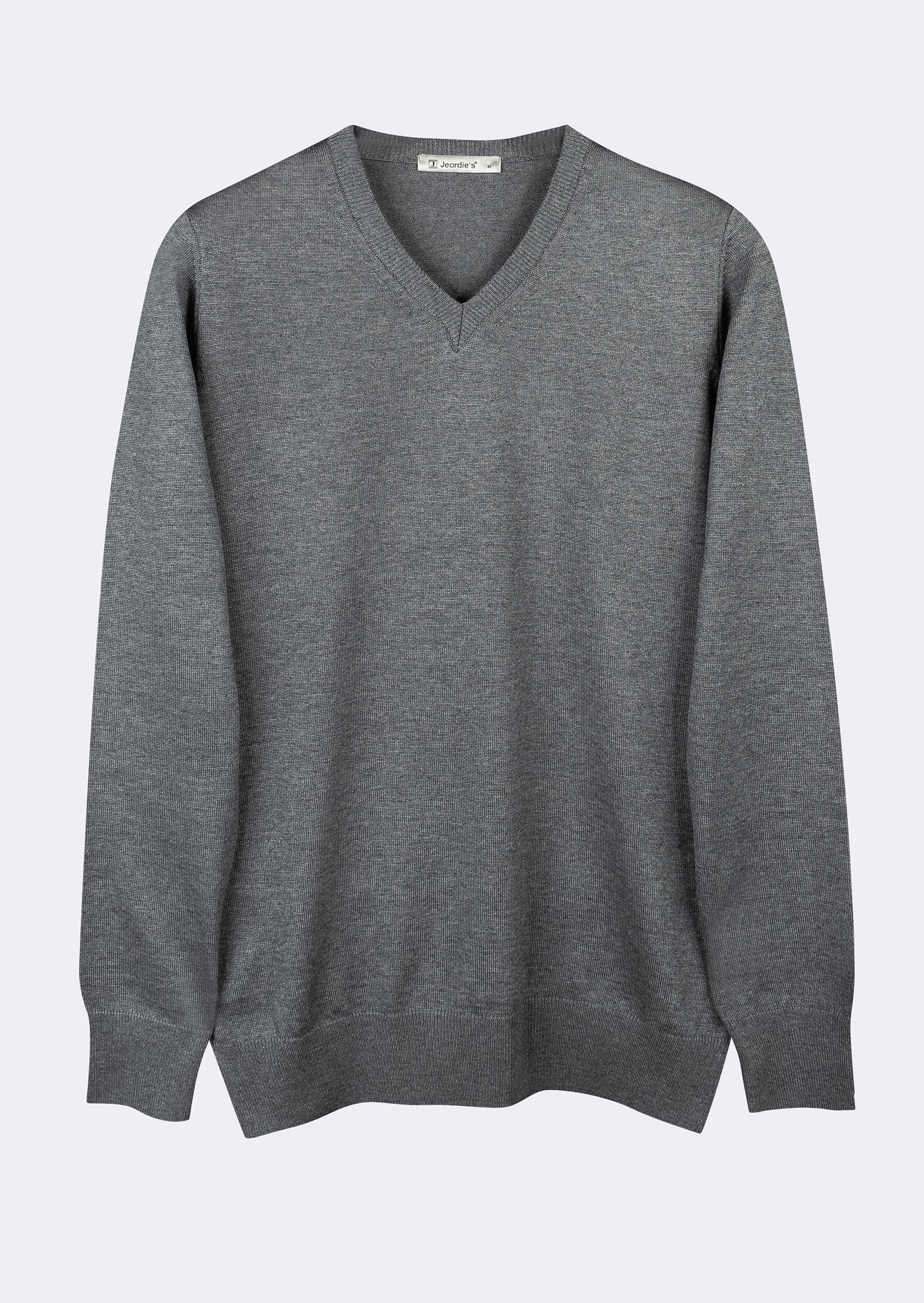 Dark Grey Melange Knitwear