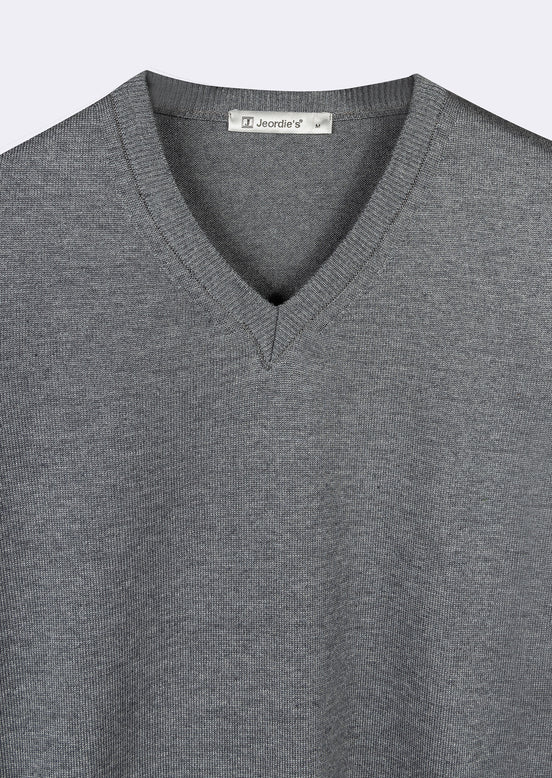 Dark Grey Melange Knitwear