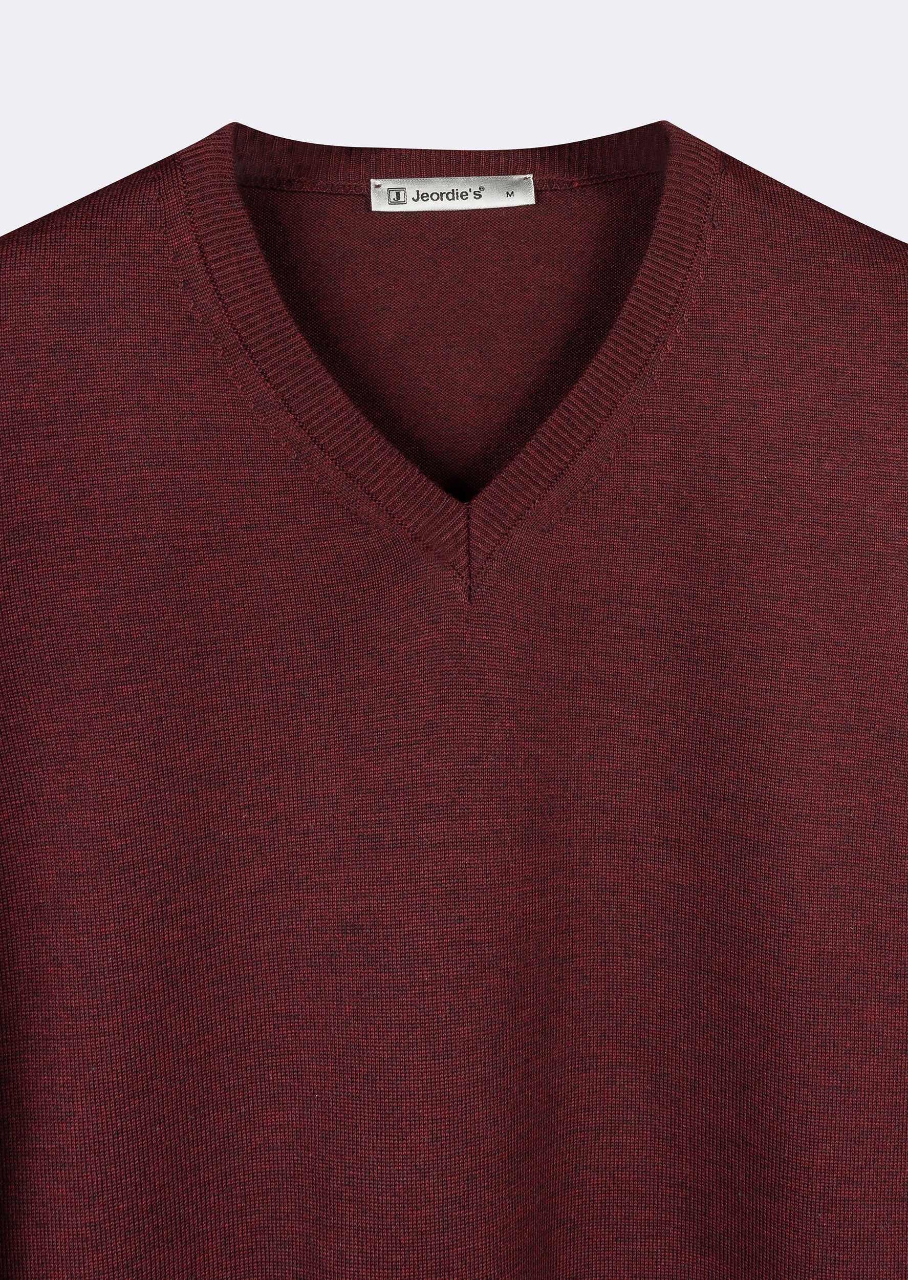 Dark Burgundy Melange Knitwear