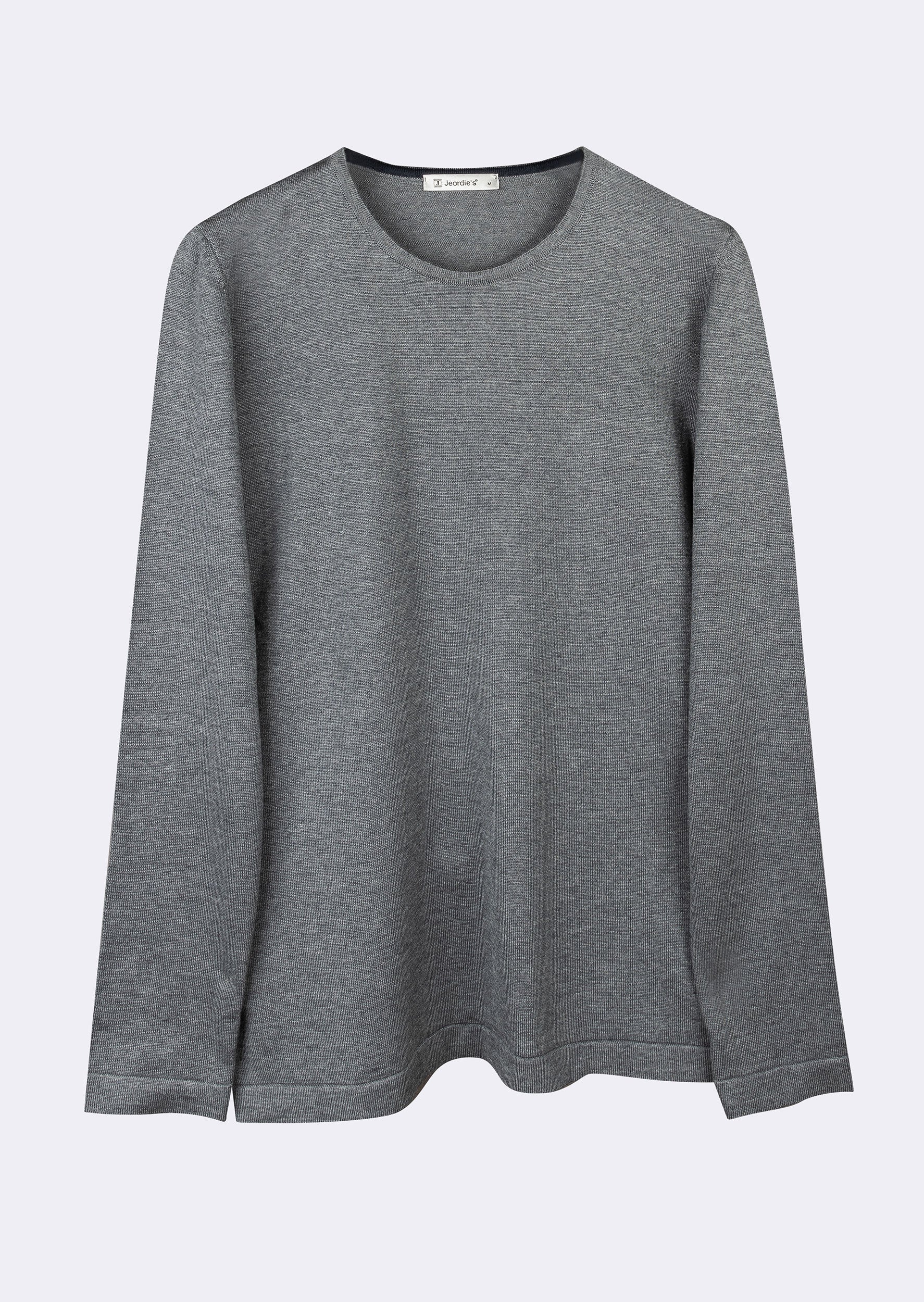 Dark Grey Melange Knitwear