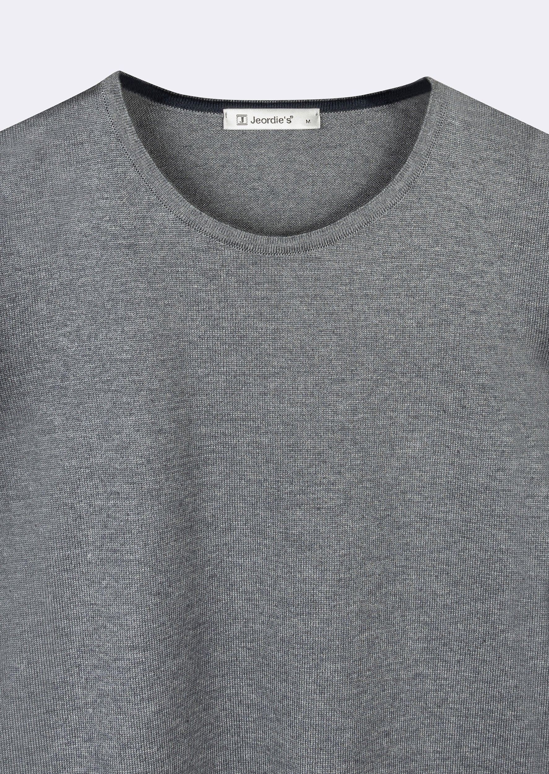 Dark Grey Melange Knitwear