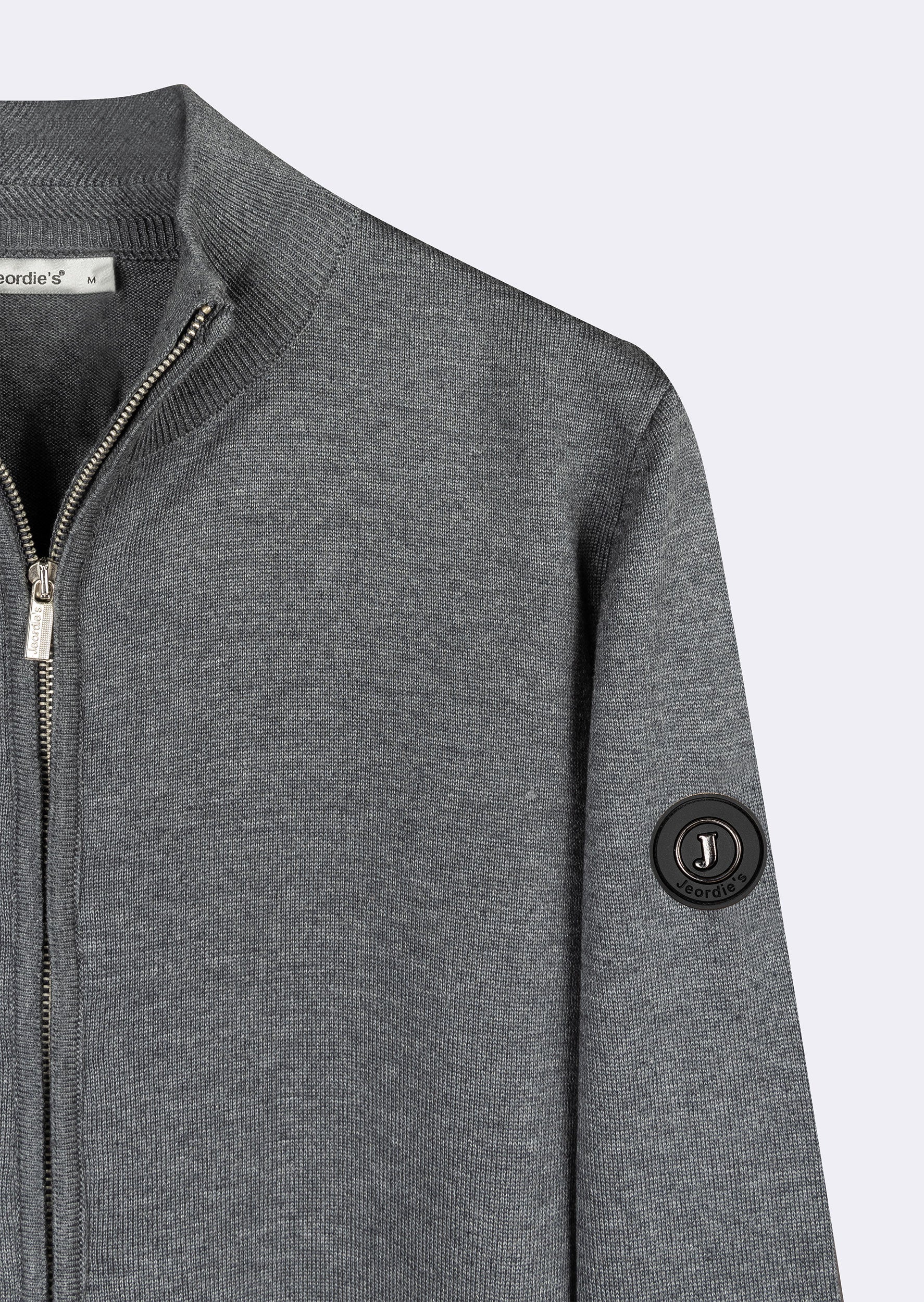 Dark Grey Melange Knitwear