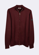 Dark Burgundy Melange Knitwear