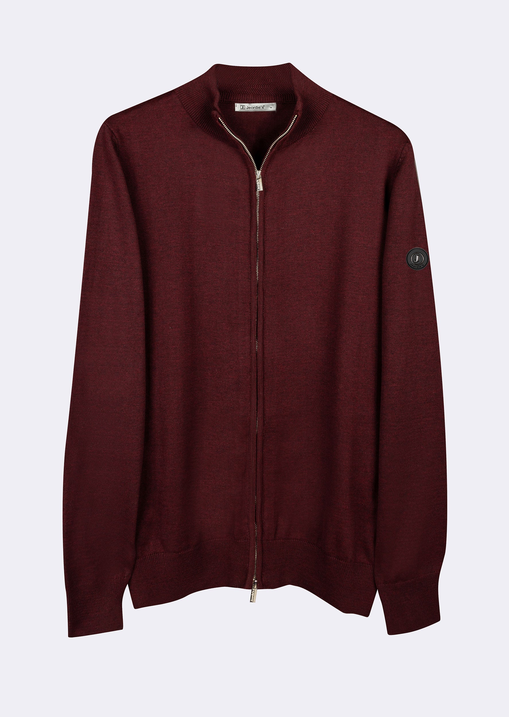 Dark Burgundy Melange Knitwear