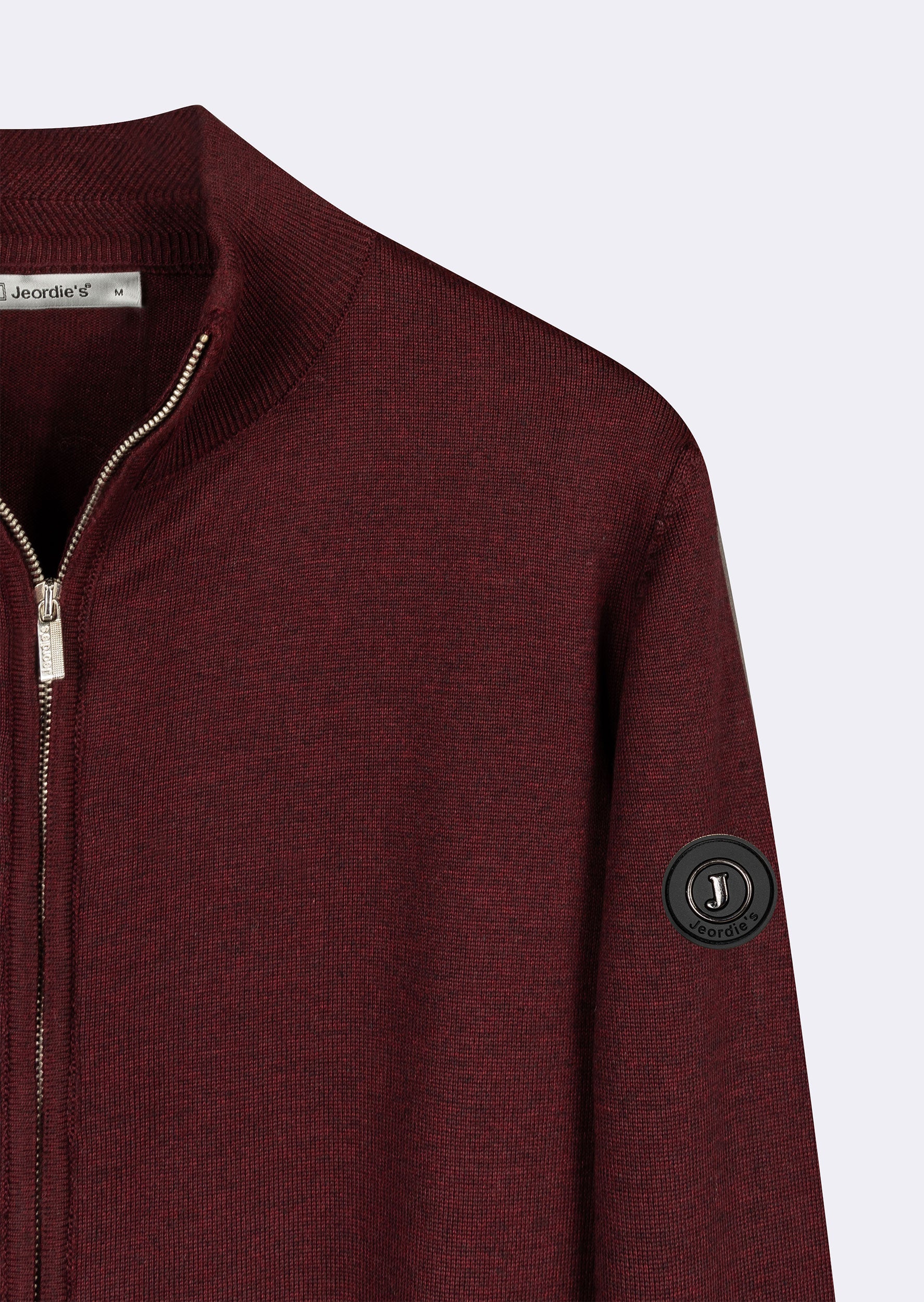 Dark Burgundy Melange Knitwear