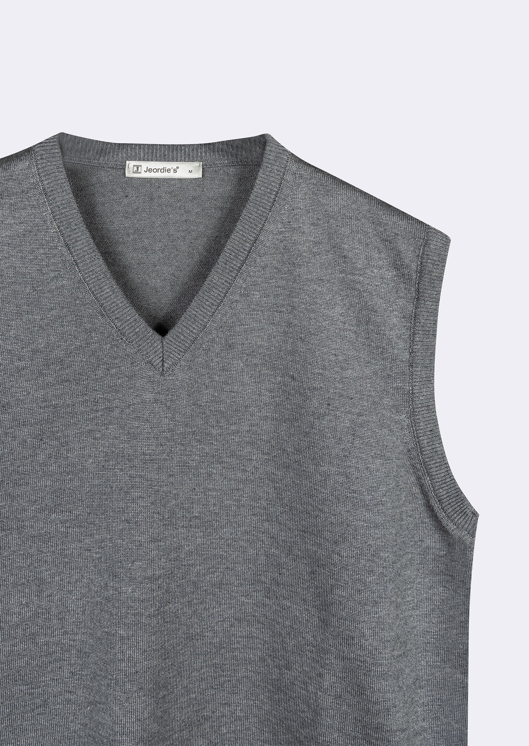 Dark Grey Melange Knitwear