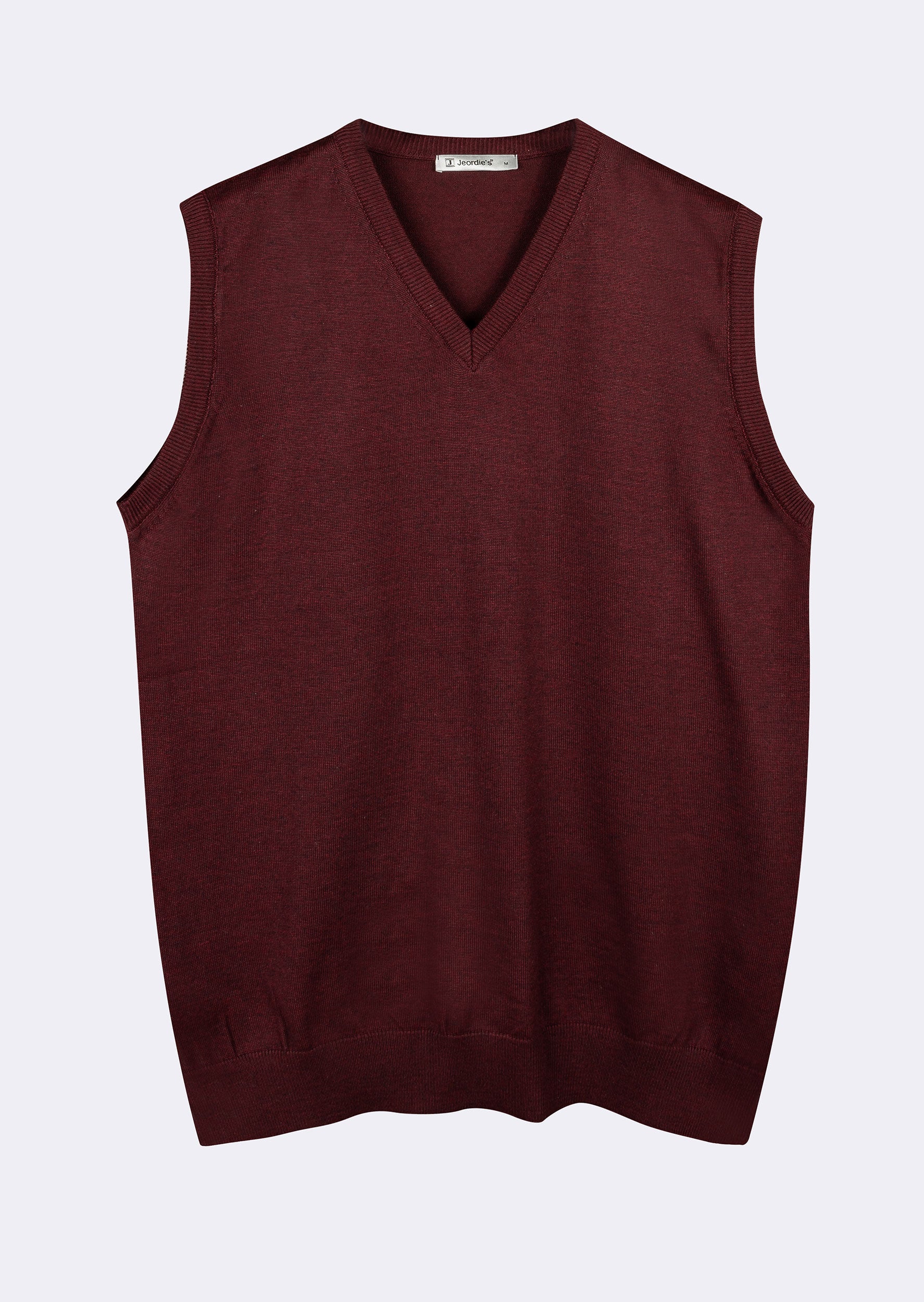 Dark Burgundy Melange Knitwear