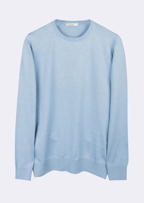 Melange Blue Knitwear
