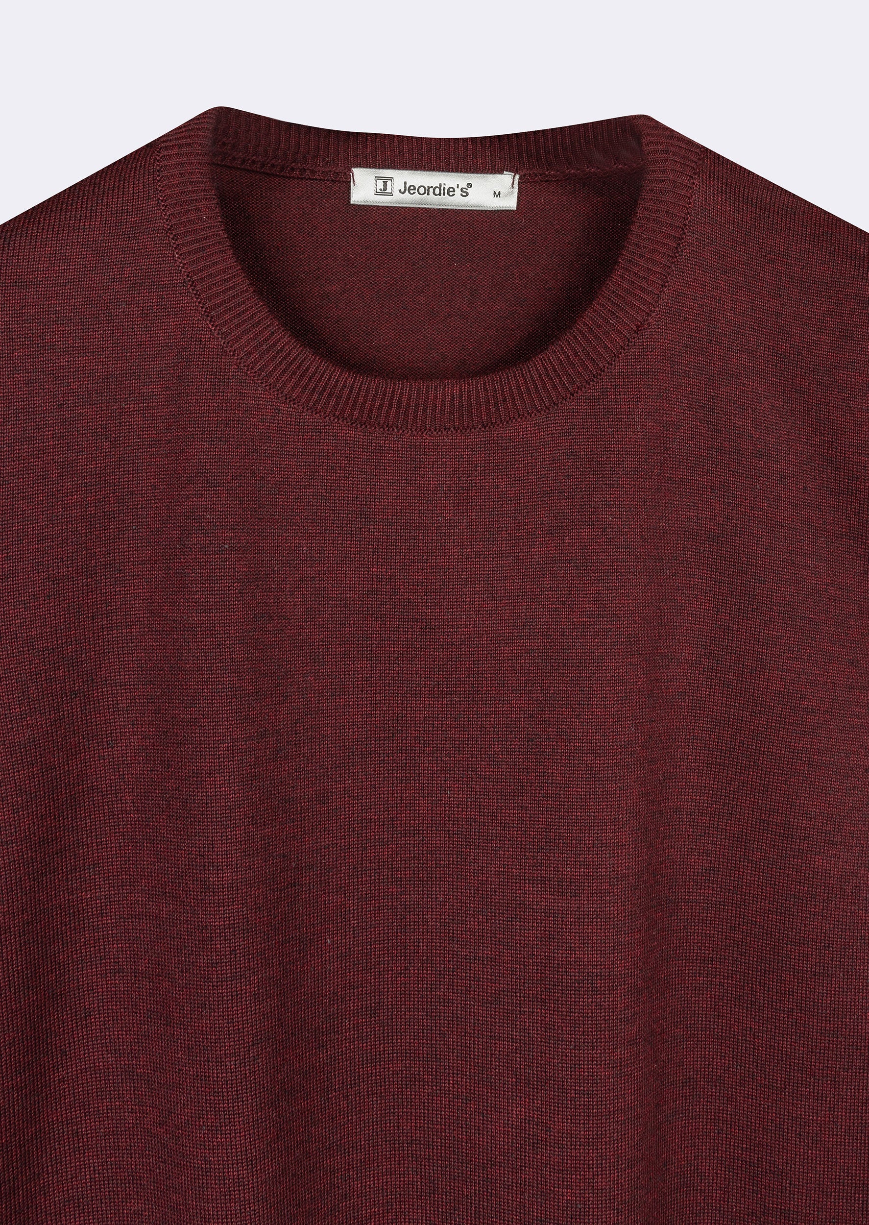 Dark Burgundy Melange Knitwear