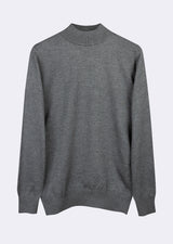 Dark Grey Melange Knitwear
