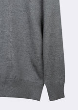 Dark Grey Melange Knitwear
