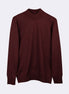 Dark Burgundy Melange Knitwear